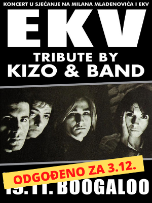 EKV tribute by Kizo & band 03.12.2021. Boogaloo Club