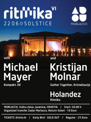 Ritmika VI: Solstice w. MICHAEL MAYER, Kristijan Molnar & Holandez