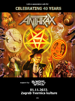 Anthrax + Municipal Waste u Zagrebu