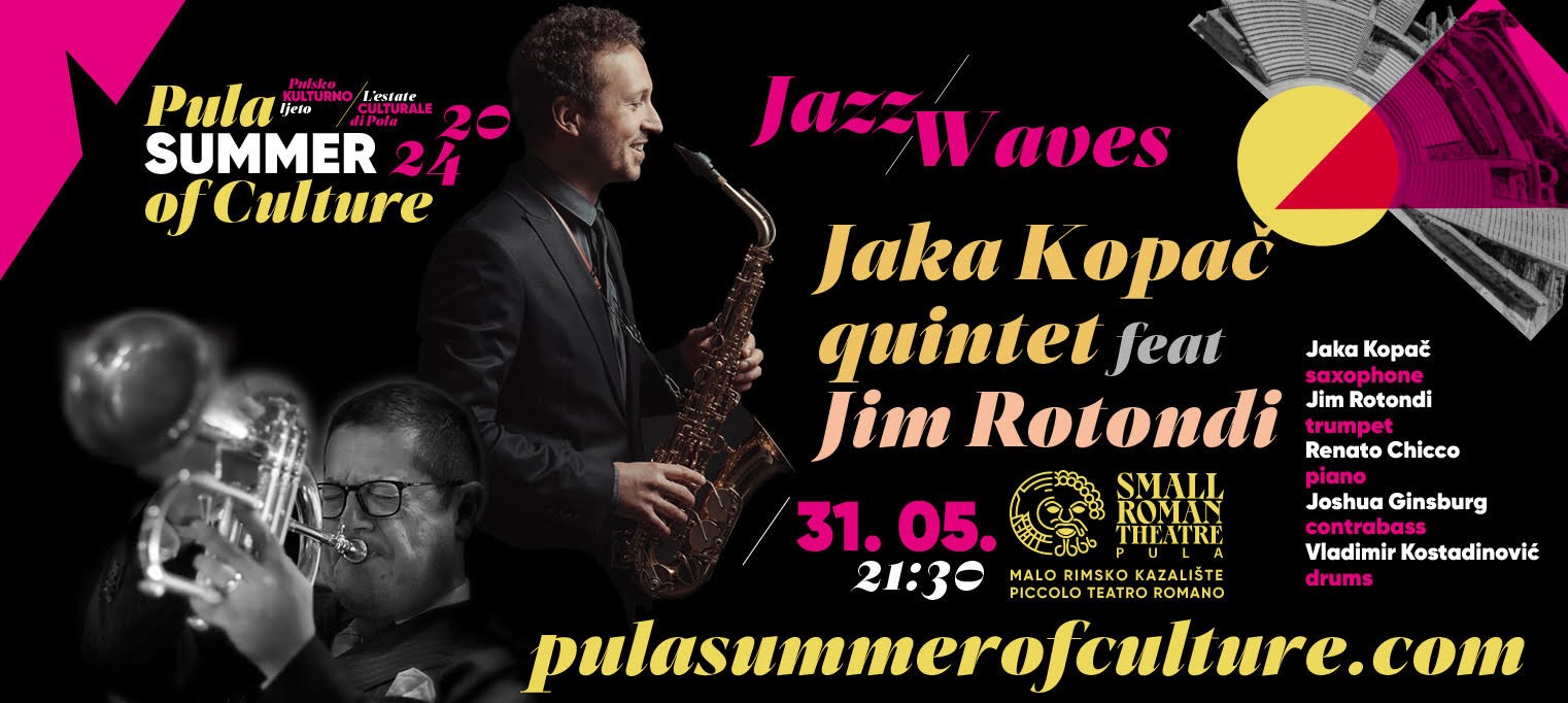 Jazz Waves: Jaka Kopač quintet feat Jim Rotondi