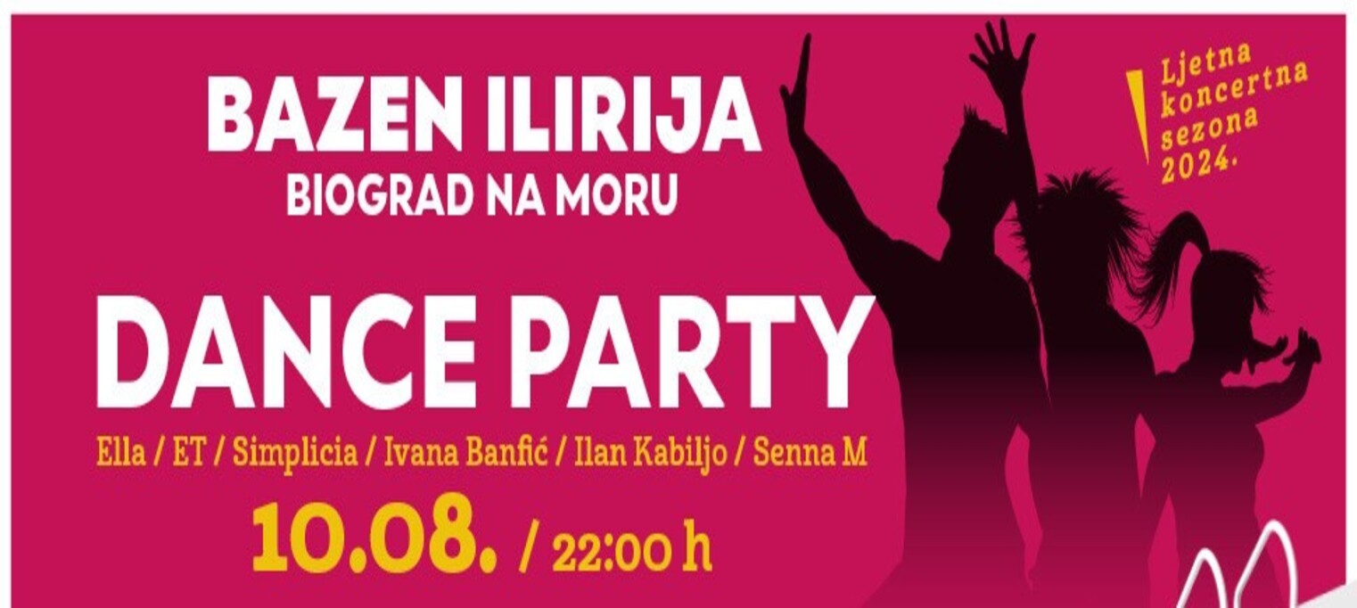 Dance party na bazenu Ilirije!