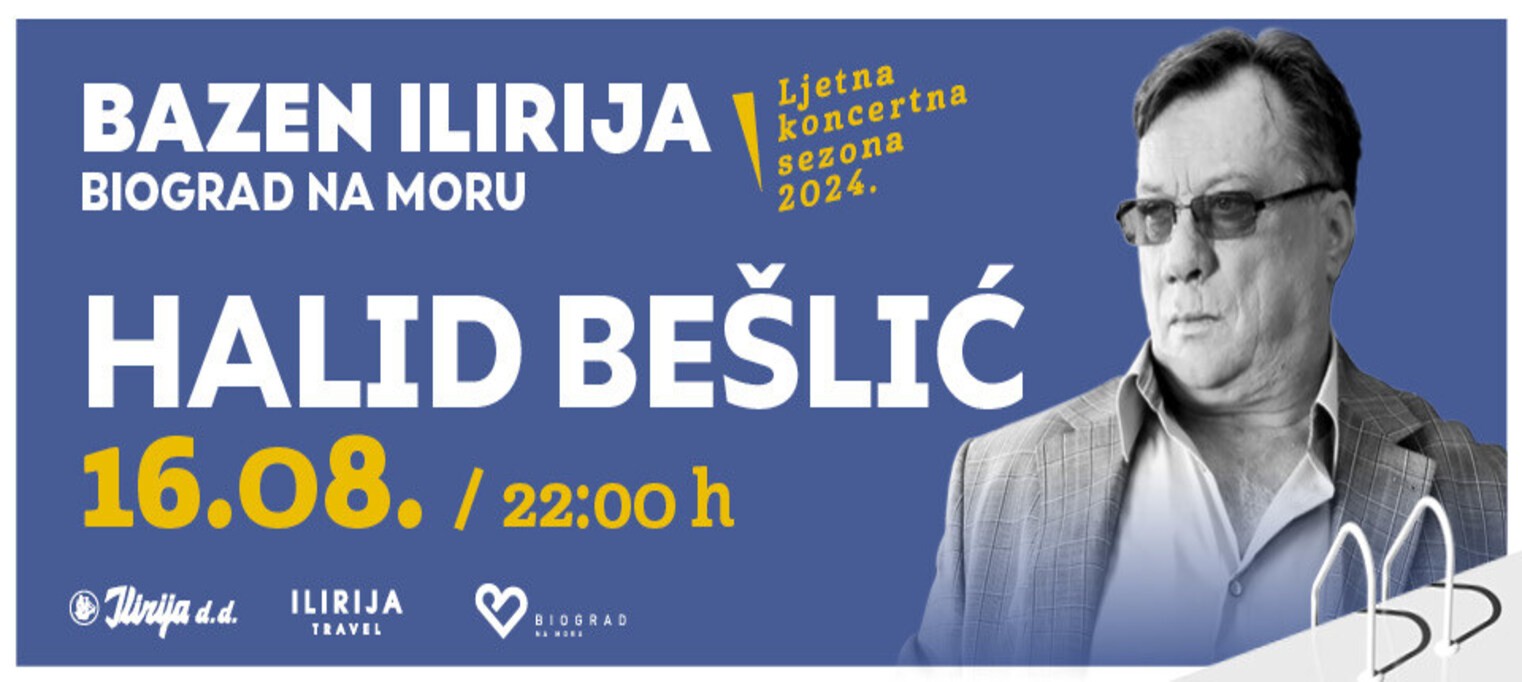 Halid Bešlić na bazenu Ilirije!